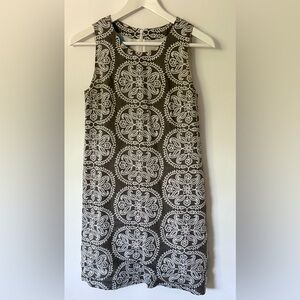 Island Company Black and White Floral Mini Dress